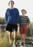 Striped and Eyelet Sweater with Plain Version - Vintage lisaFdesign