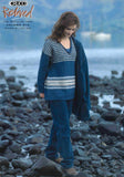 Striped V Neck Tunic - Vintage lisaFdesign