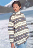 Striped Crew Neck Tunic - Vintage lisaFdesign