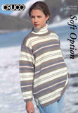 Striped Crew Neck Tunic - Vintage lisaFdesign