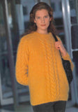 Cable Sweater with Raglan Sleeves - Vintage lisaFdesign