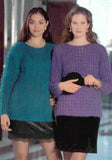 Ribbed Sweater with Eyelet Option - Vintage lisaFdesign