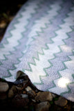 Zig Zag Stripe Baby Blanket