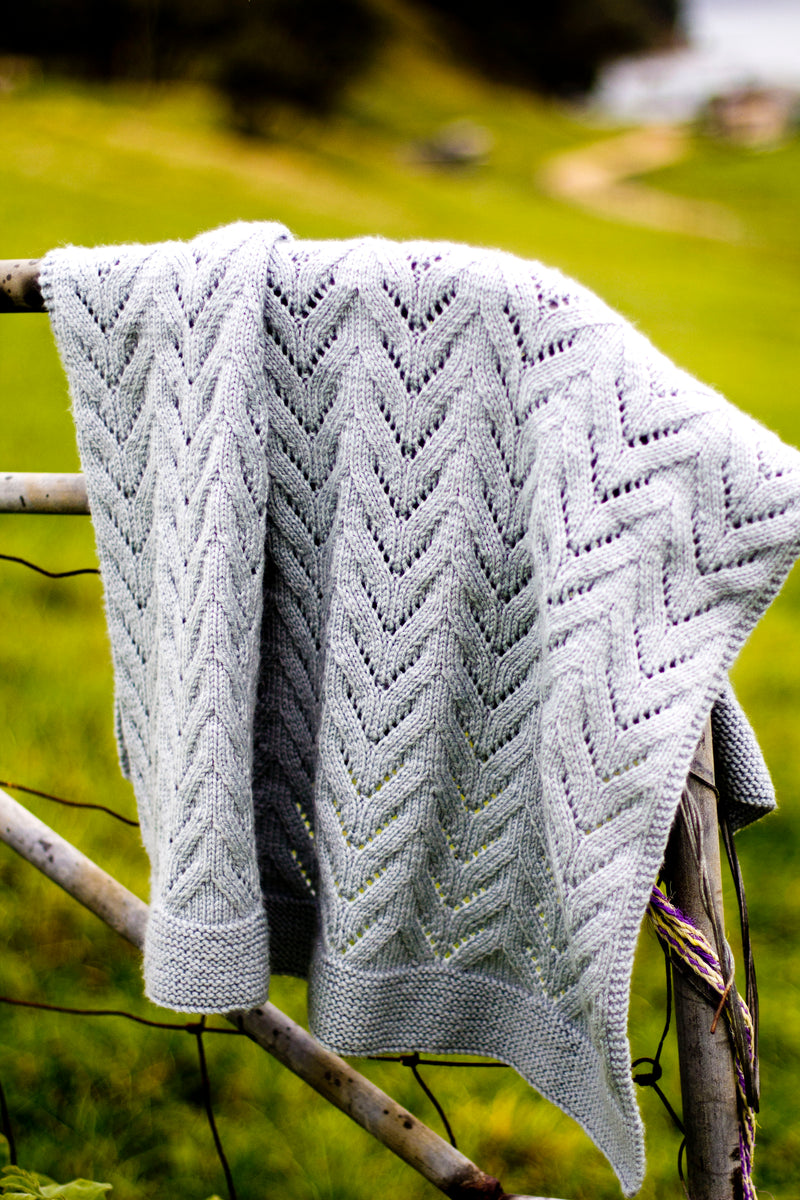 Baby Blanket Zig Zag Chevron Knitting Pattern Baby Blanket