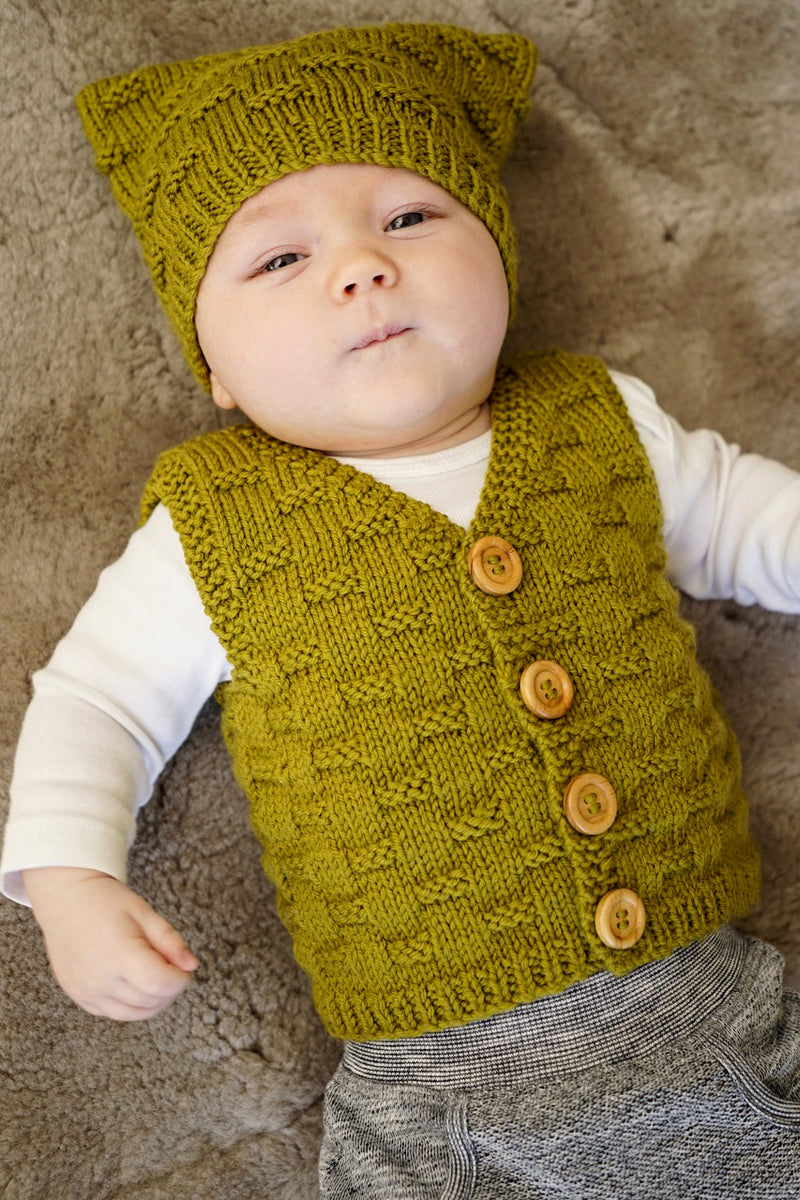 トップス COTTON WOOL KNIT VEST The Upcycled Linen Vest