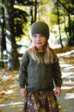 Olive Sweater and Hat
