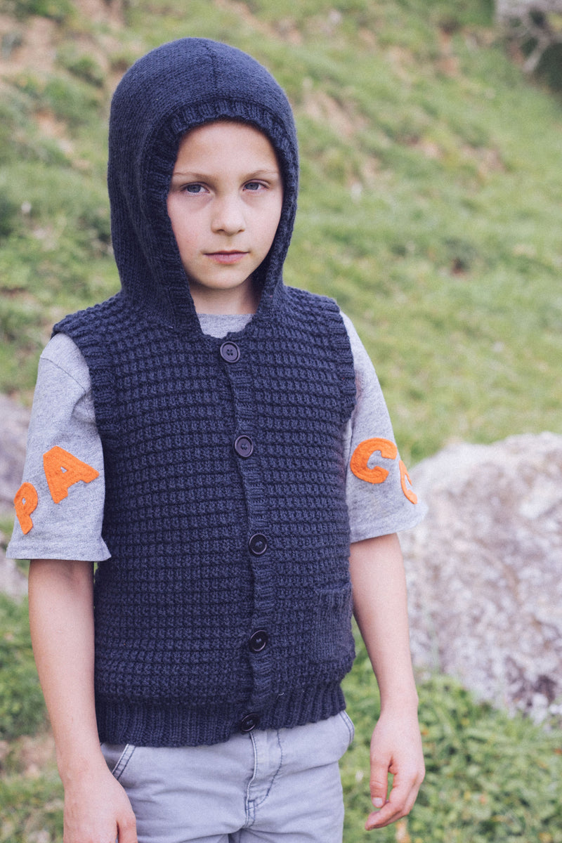Baby hooded vest hot sale