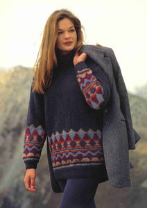 Fairisle Boarder Sweater - Vintage lisaFdesign