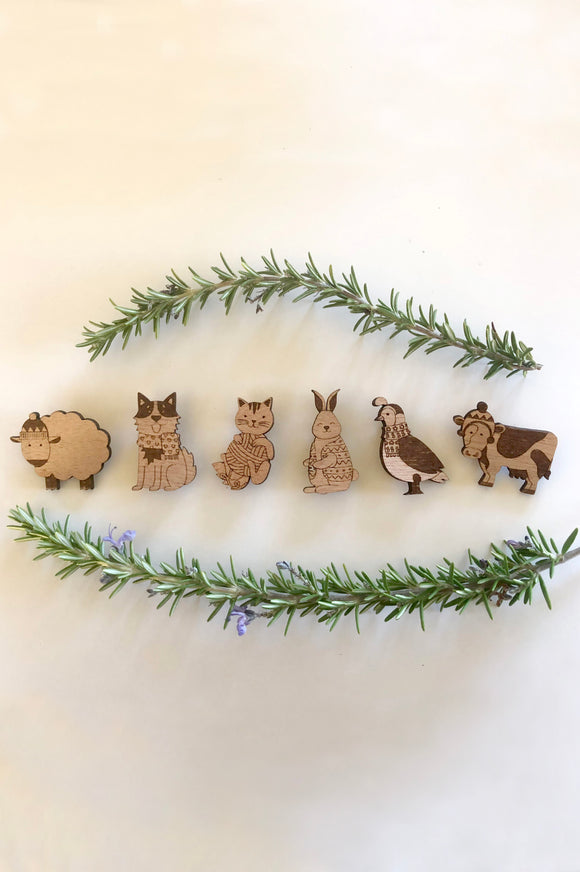 Farmyard Friends - Animal Pins