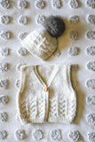 Piper Vest and Hat - Knitting Kit