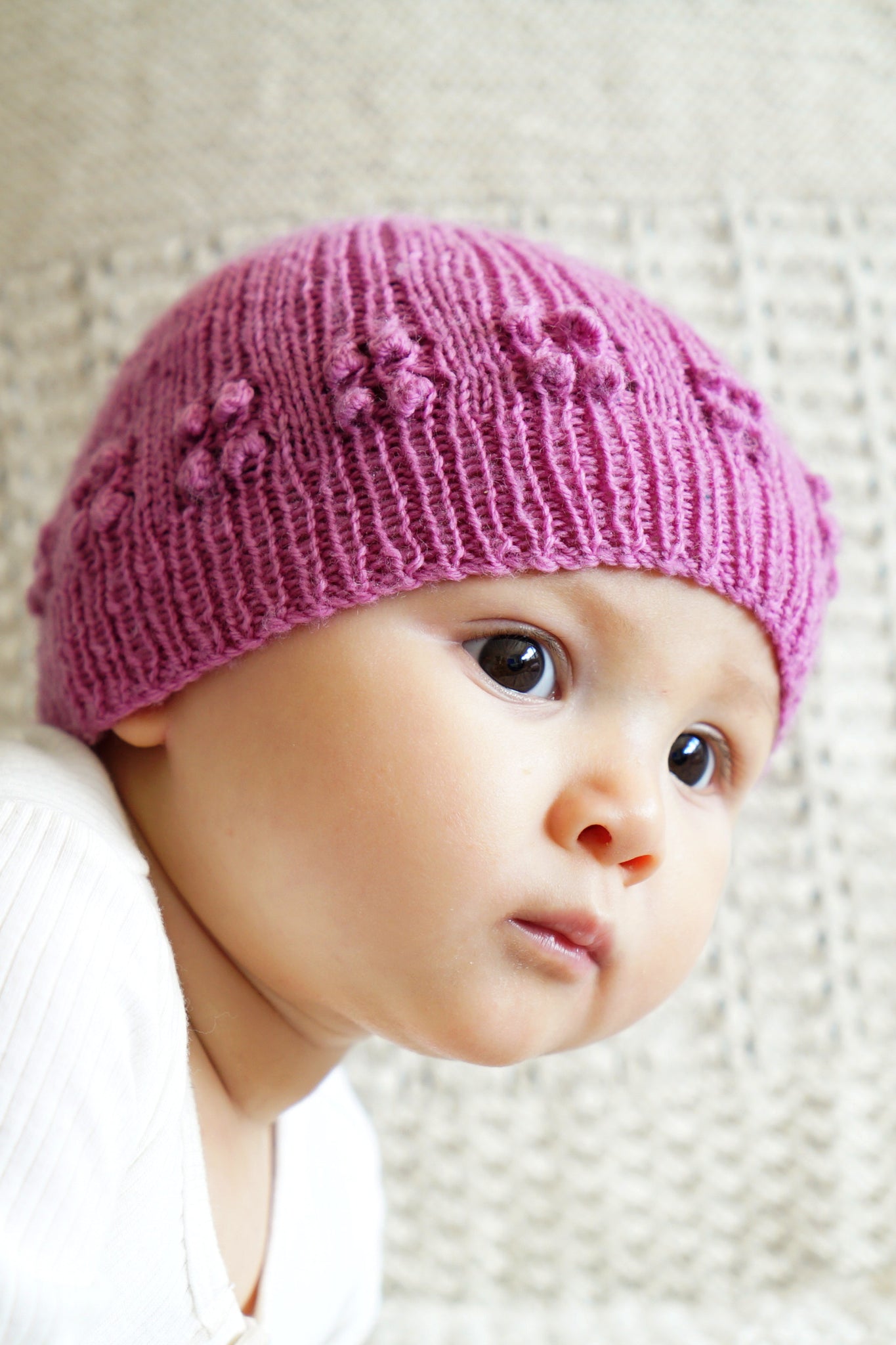 Designer baby sales bobble hat