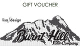 Burnt Hill Yarn Company - lisaFdesign Gift Voucher