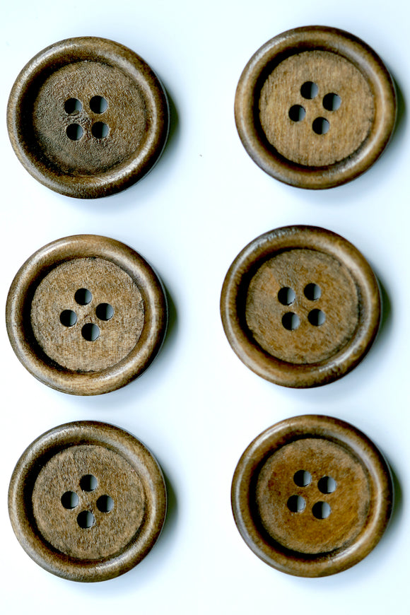 Cedar Wooden Buttons - Large