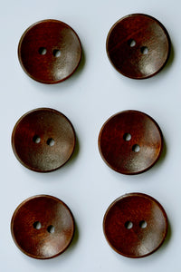 Walnut Wooden Buttons - Large