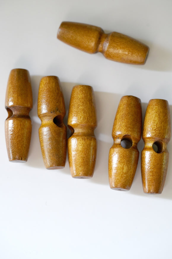 Brown Wooden Toggles