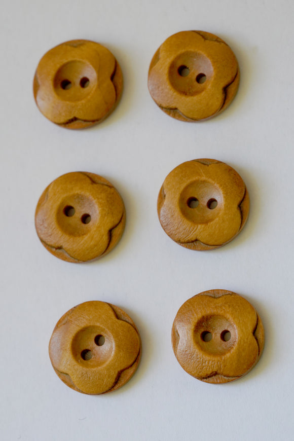 Flower Wooden Buttons Large – lisaFdesign